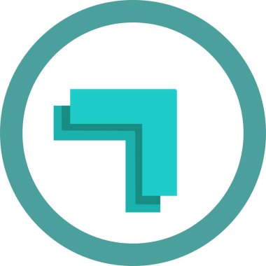 ok basit web simgesi, vektör illüstrasyonu 