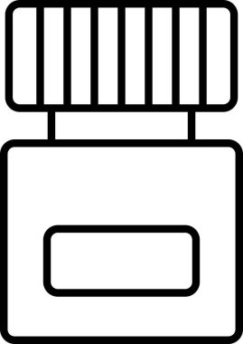 Taslak biçiminde mürekkep şişesi simgesi