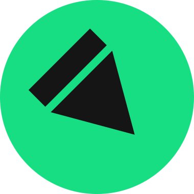 ok basit web simgesi, vektör illüstrasyonu 