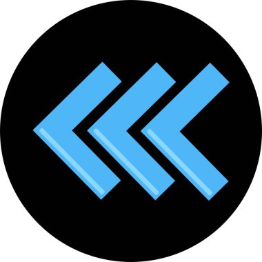 ok basit web simgesi, vektör illüstrasyonu 