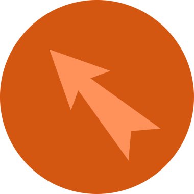 ok basit web simgesi, vektör illüstrasyonu 