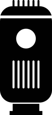 Saç traş makinesi simgesinin vektör illüstrasyonu