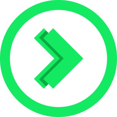 ok basit web simgesi, vektör illüstrasyonu 