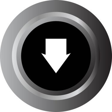 ok basit web simgesi, vektör illüstrasyonu 