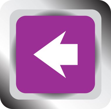 ok basit web simgesi, vektör illüstrasyonu 