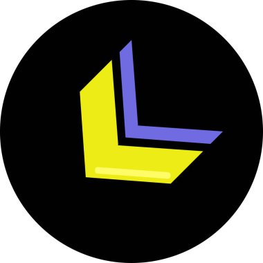 ok basit web simgesi, vektör illüstrasyonu 