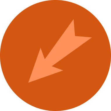 ok basit web simgesi, vektör illüstrasyonu 