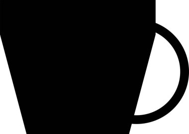 kahve fincanı ikonu vektör illüstrasyonu