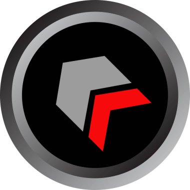 ok basit web simgesi, vektör illüstrasyonu 