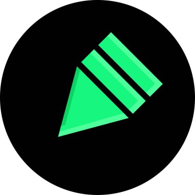 ok basit web simgesi, vektör illüstrasyonu 