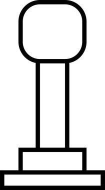 Beyaz arka planda izole edilmiş düz stil kahve değiştirici simgesi. 