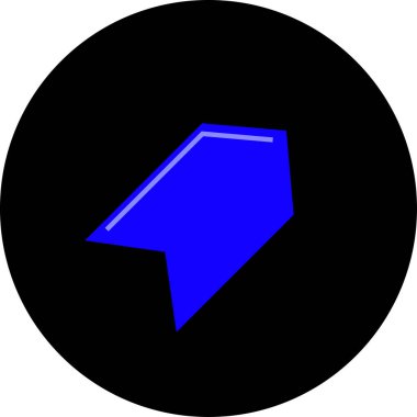 ok simgesi vektör illüstrasyonu.