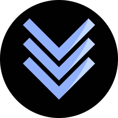 ok simgesi, vektör illüstrasyonu