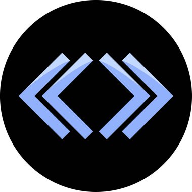 ok simgesi vektör illüstrasyonu