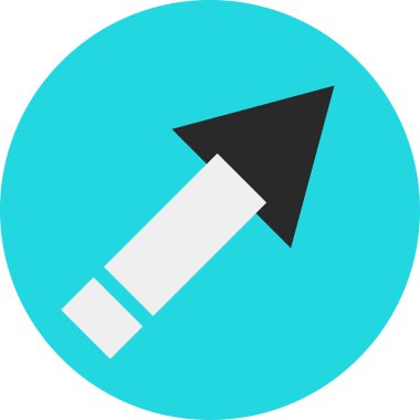 Ok. Web simgesi basit illüstrasyon