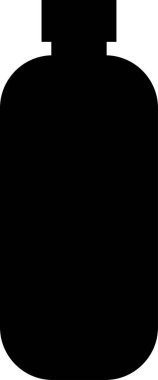 süt şişesi simgesi, vektör illüstrasyonu 