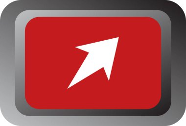 Ok simgesi, basit tarzı