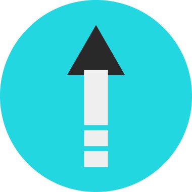 yukarı ok simgesi vektör illüstrasyonu