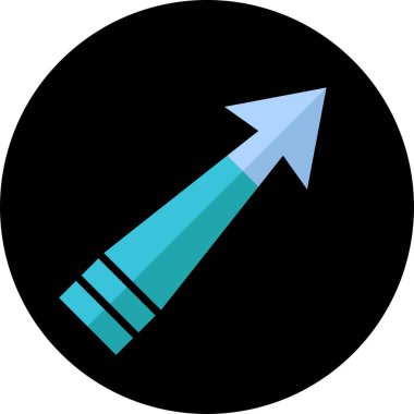 Ok. Web simgesi basit illüstrasyon