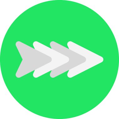 ok basit web simgesi, vektör illüstrasyonu 