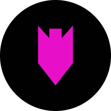 ok basit web simgesi, vektör illüstrasyonu 