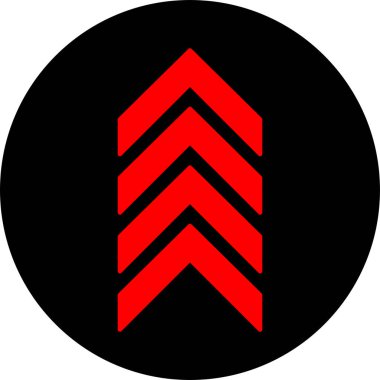 ok simgesi vektör illüstrasyonu