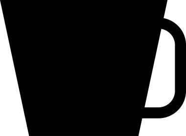 kahve fincanı ikonu vektör illüstrasyonu