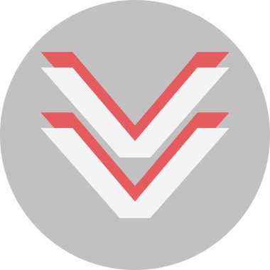 ok basit web simgesi, vektör illüstrasyonu 