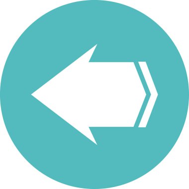 ok basit web simgesi, vektör illüstrasyonu 