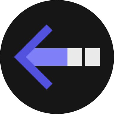 ok basit web simgesi, vektör illüstrasyonu 