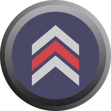 ok yukarı simgesi, vektör illüstrasyonu