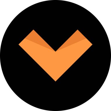 arrow down icon. vector illustration