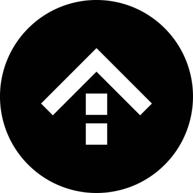 Bir ok simgesinin vektör illüstrasyonu