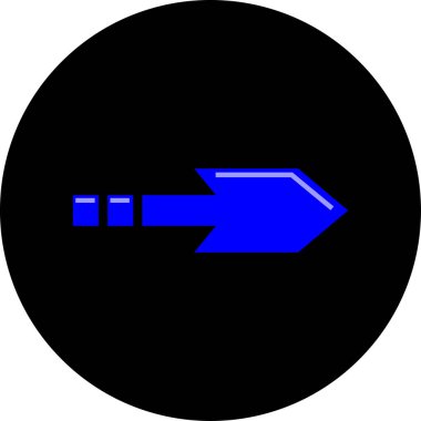 ok simgesinin vektör illüstrasyonu