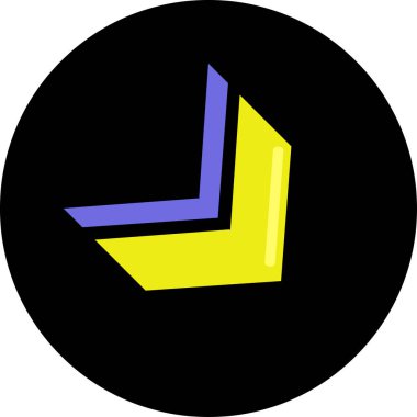 ok simgesi vektör illüstrasyonu