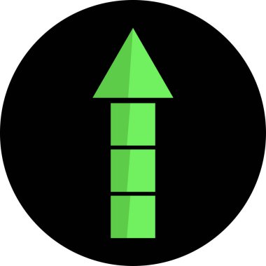 Ok. Web simgesi basit illüstrasyon