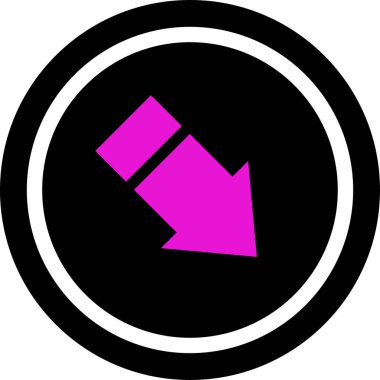 Uygulamanız için ok vektörü modern simgesi