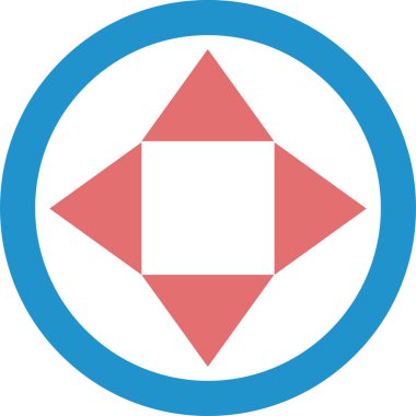 tüm yönlerde ok vektörü simgesi