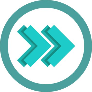 ok simgesinin vektör illüstrasyonu