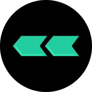 Ok. Web simgesi basit illüstrasyon