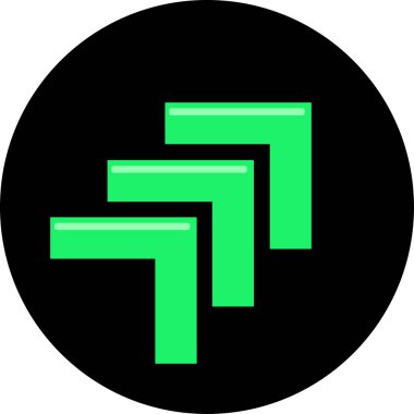 ok simgesi vektör illüstrasyonu