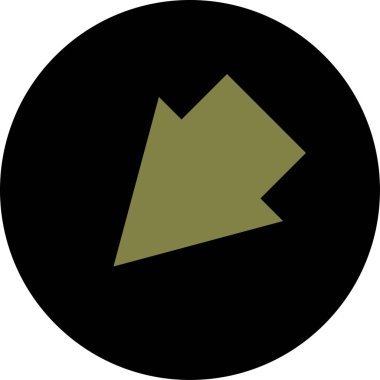 ok simgesi, vektör illüstrasyonu