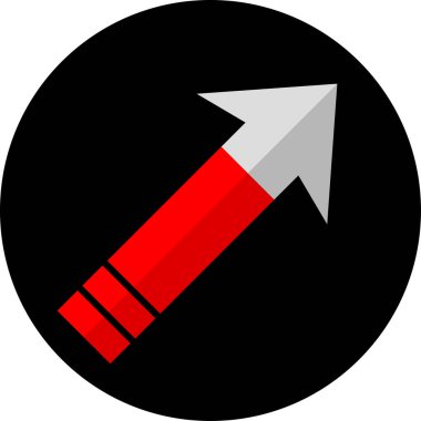 ok simgesi vektör illüstrasyonu