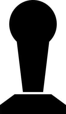 Beyaz arka planda izole edilmiş düz stil kahve değiştirici simgesi. 