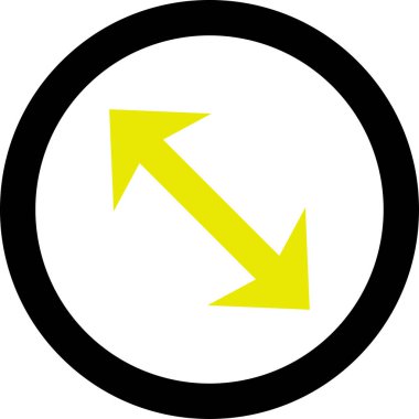 Basit ok simgesi vektör illüstrasyonu