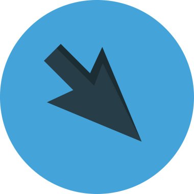 eğik ok simgesi, vektör illüstrasyonu