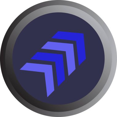 eğik ok simgesi, vektör illüstrasyonu