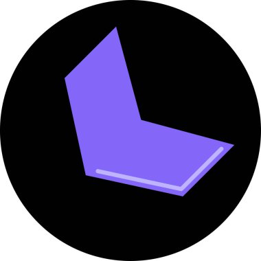 Basit ok simgesi vektör illüstrasyonu