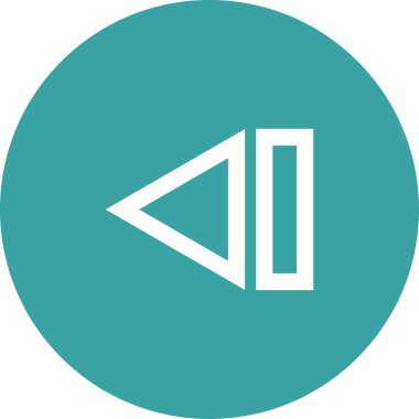 Basit ok simgesi vektör illüstrasyonu