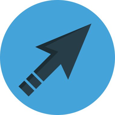 eğik ok simgesi, vektör illüstrasyonu